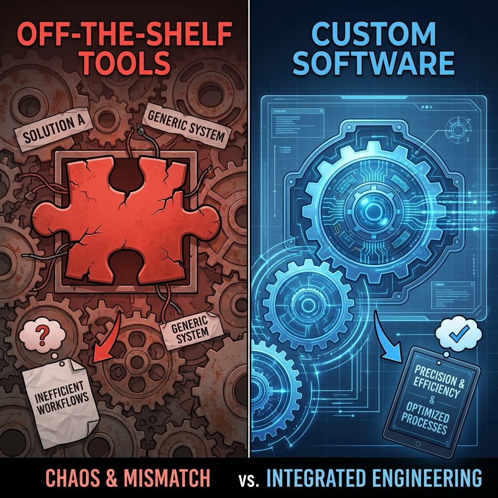 Why Businesses Need Custom Software Instead of Off-the-Shelf Tools