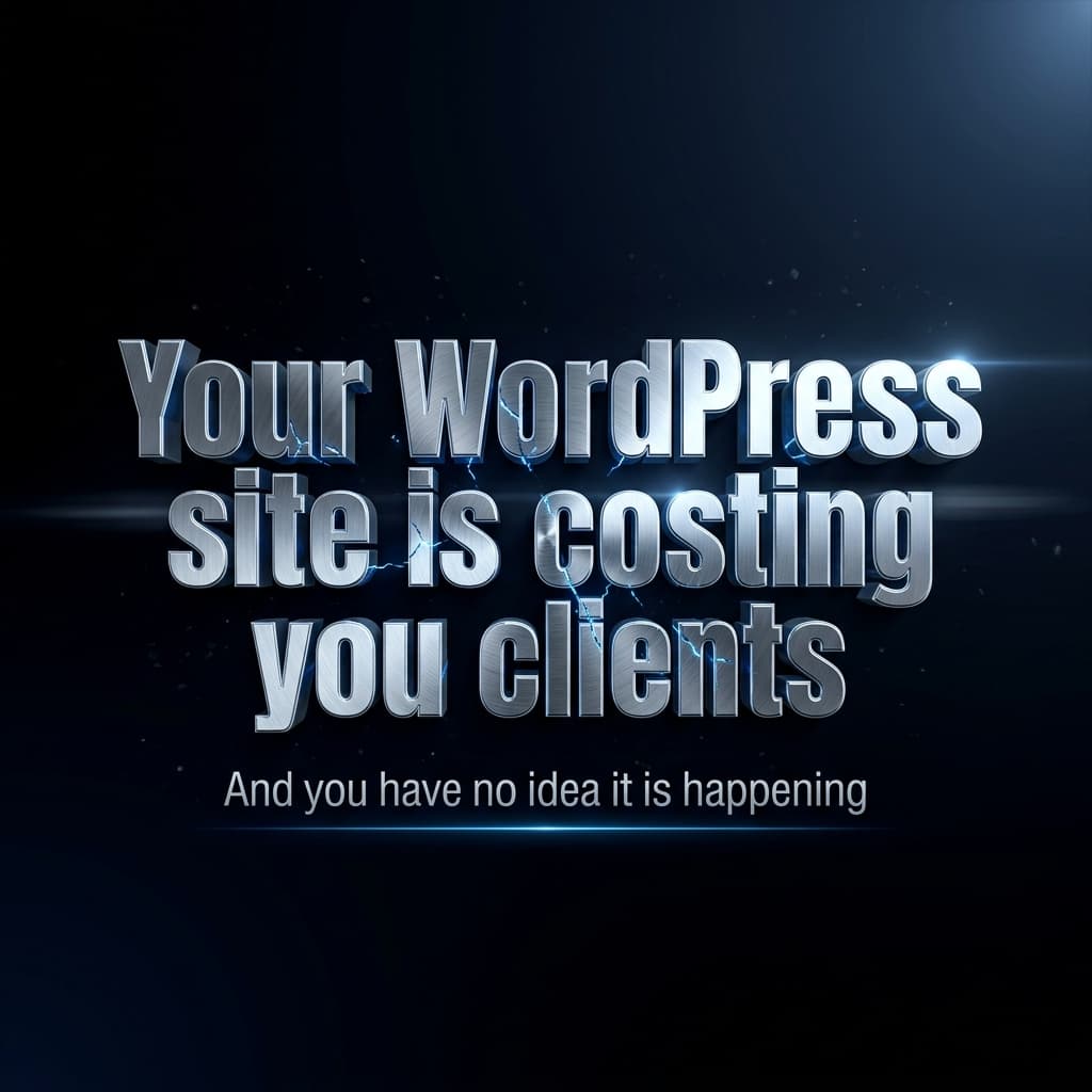 Why WordPress Is Costing You Clients in 2026 (And What to Use Instead)